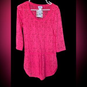 Jordan Taylor Dragon Fruit Swim Coverup Size Small NWT
